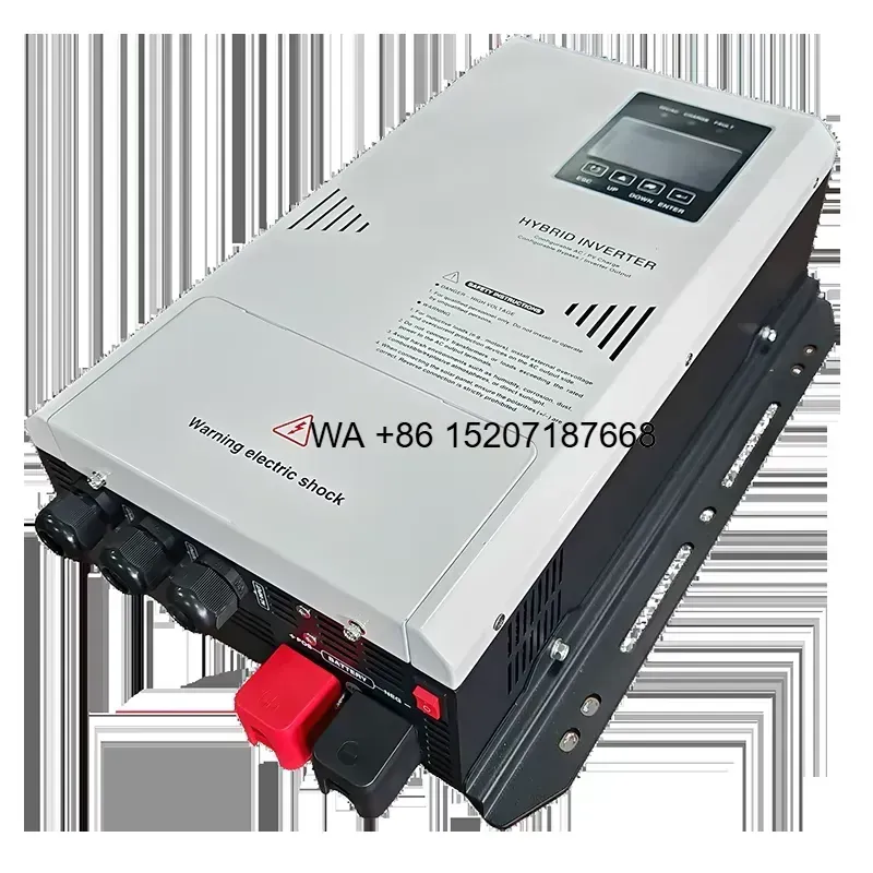 Гибридный однофазный инвертор  – обзор и цена Hybrid Solar Inverter 5.5Kw Mppt 48V